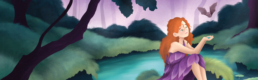 Die kleine Nymphe – Banner